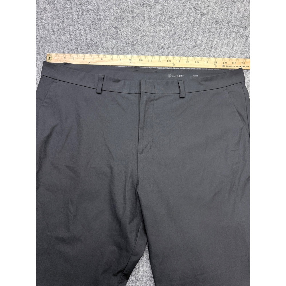 G/FORE Mens Black Performance Golf Pants Tapered Fit 40/34 Stretch - Picture 6 of 9
